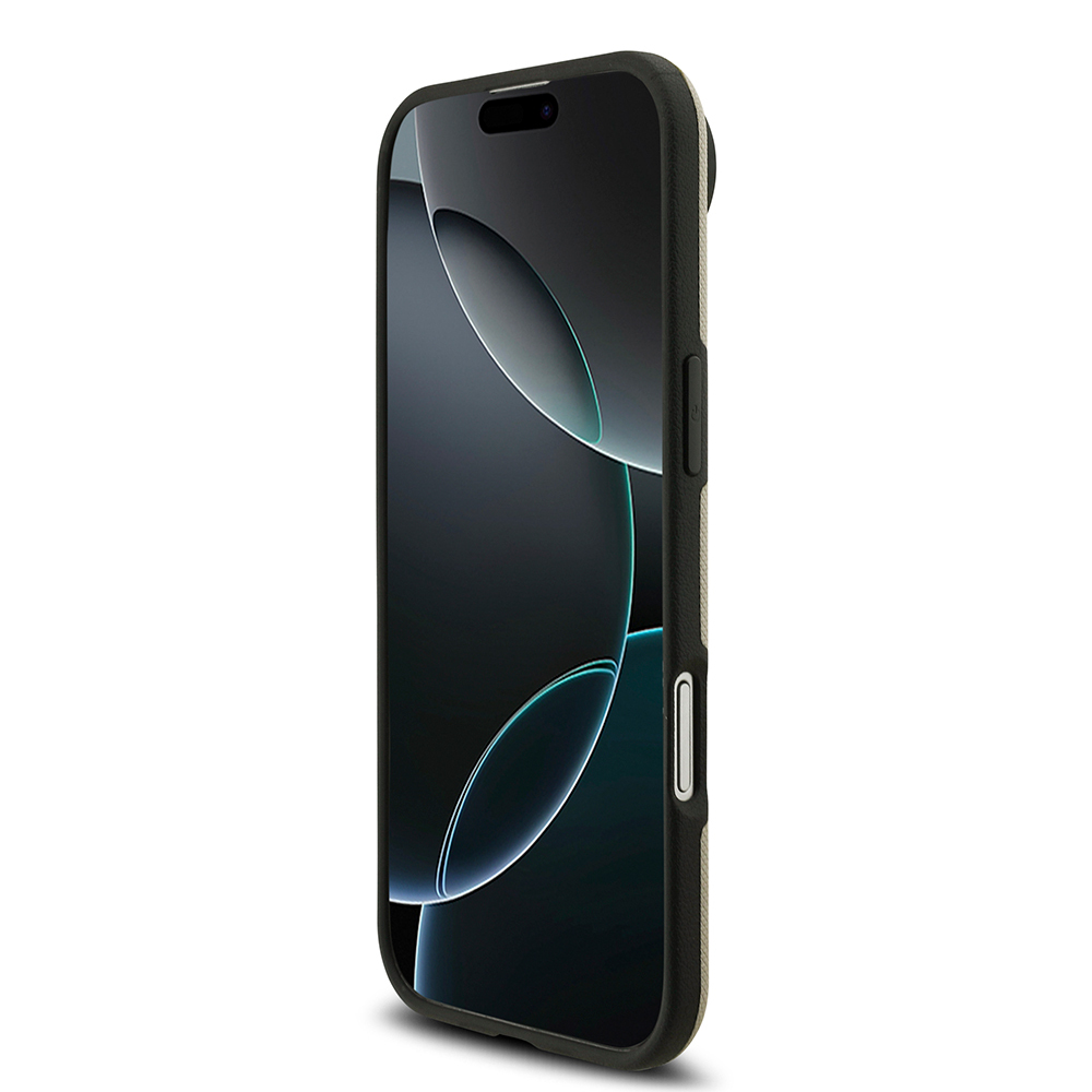 Apple iPhone 17 Air Uyumlu Kılıf BMW Orjinal Lisanslı M-safe Şarj Özellikli Metal Logolu Delikli M Dizayn Deri Kapak - 10