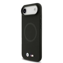 Apple iPhone 17 Air Uyumlu Kılıf BMW Orjinal Lisanslı M-safe Şarj Özellikli Metal Logolu Delikli M Dizayn Deri Kapak - 13