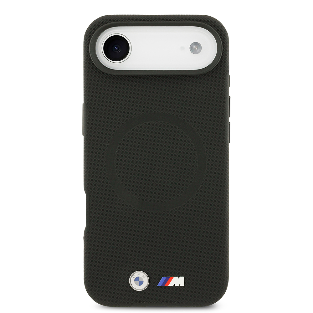 Apple iPhone 17 Air Uyumlu Kılıf BMW Orjinal Lisanslı M-safe Şarj Özellikli Metal Logolu Delikli M Dizayn Deri Kapak - 14