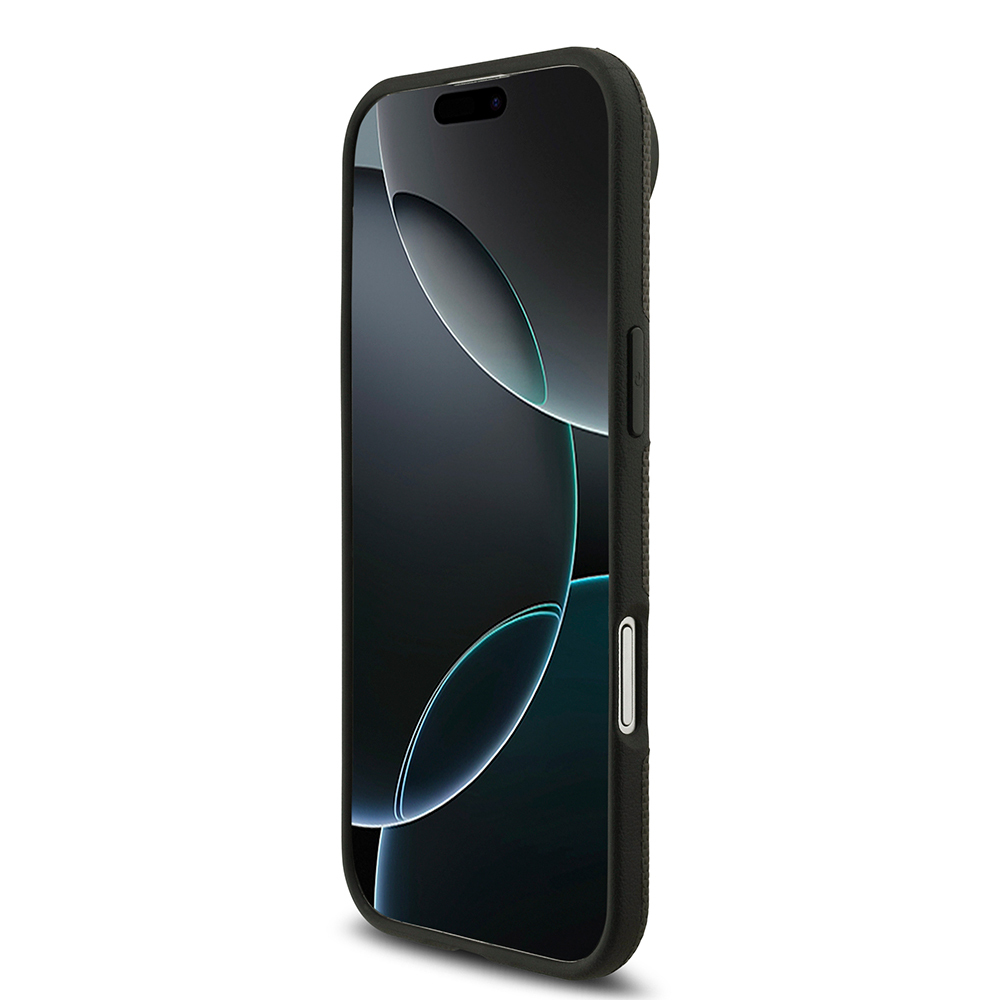 Apple iPhone 17 Air Uyumlu Kılıf BMW Orjinal Lisanslı M-safe Şarj Özellikli Metal Logolu Delikli M Dizayn Deri Kapak - 22