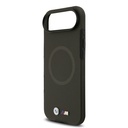 Apple iPhone 17 Air Uyumlu Kılıf BMW Orjinal Lisanslı M-safe Şarj Özellikli Metal Logolu Delikli M Dizayn Deri Kapak - 23