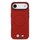 Apple iPhone 17 Air Uyumlu Kılıf BMW Orjinal Lisanslı M-safe Şarj Özellikli Metal Logolu Delikli M Dizayn Deri Kapak - 26
