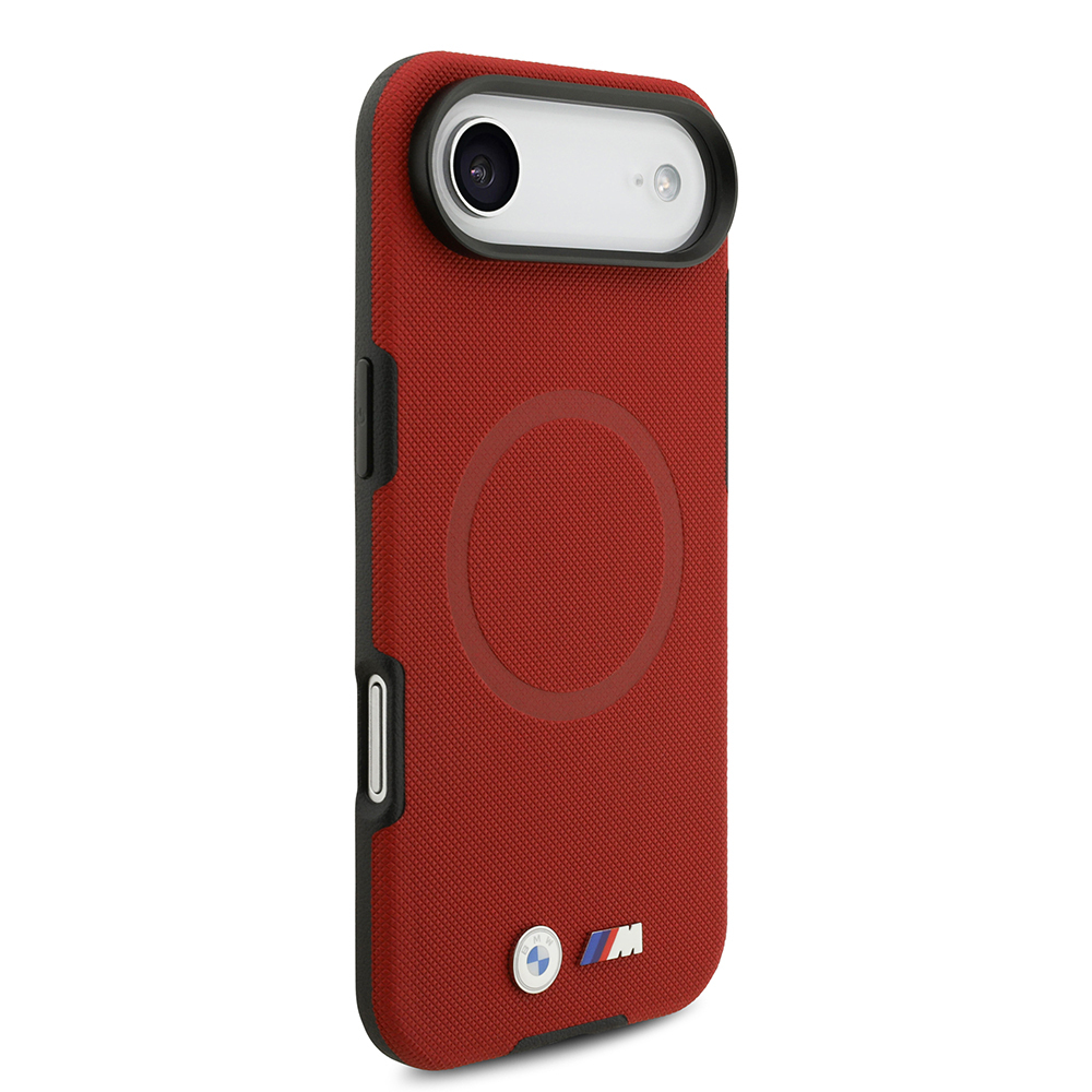 Apple iPhone 17 Air Uyumlu Kılıf BMW Orjinal Lisanslı M-safe Şarj Özellikli Metal Logolu Delikli M Dizayn Deri Kapak - 27