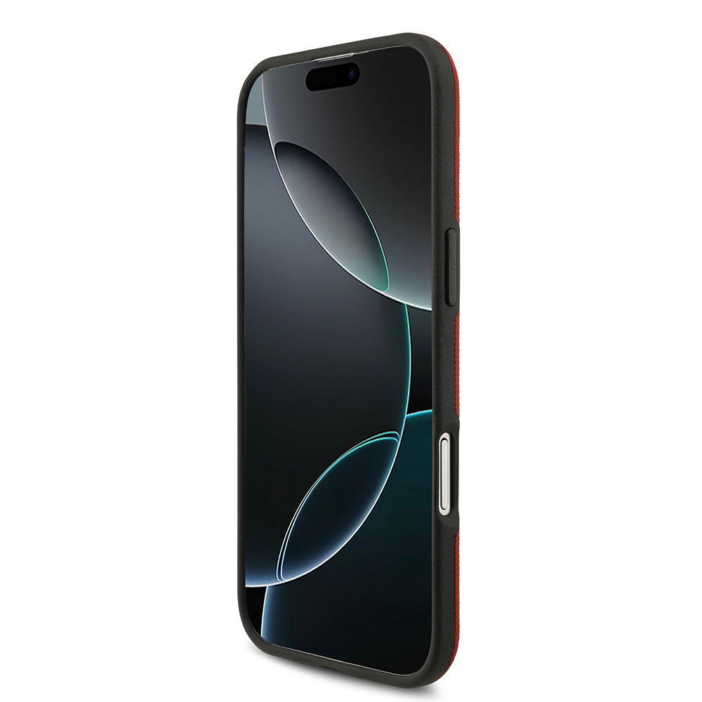 Apple iPhone 17 Air Uyumlu Kılıf BMW Orjinal Lisanslı M-safe Şarj Özellikli Metal Logolu Delikli M Dizayn Deri Kapak - 28