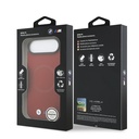Apple iPhone 17 Air Uyumlu Kılıf BMW Orjinal Lisanslı M-safe Şarj Özellikli Metal Logolu Delikli M Dizayn Deri Kapak - 35
