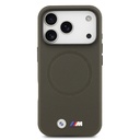 Apple iPhone 17 Pro Uyumlu Kılıf BMW Orjinal Lisanslı M-safe Şarj Özellikli Metal Logolu Delikli M Dizayn Deri Kapak - 8