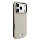Apple iPhone 17 Pro Uyumlu Kılıf BMW Orjinal Lisanslı M-safe Şarj Özellikli Metal Logolu Delikli M Dizayn Deri Kapak - 21