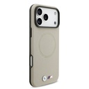 Apple iPhone 17 Pro Max Uyumlu Kılıf BMW Orjinal Lisanslı M-safe Şarj Özellikli Metal Logolu Delikli M Dizayn Deri Kapak - 15