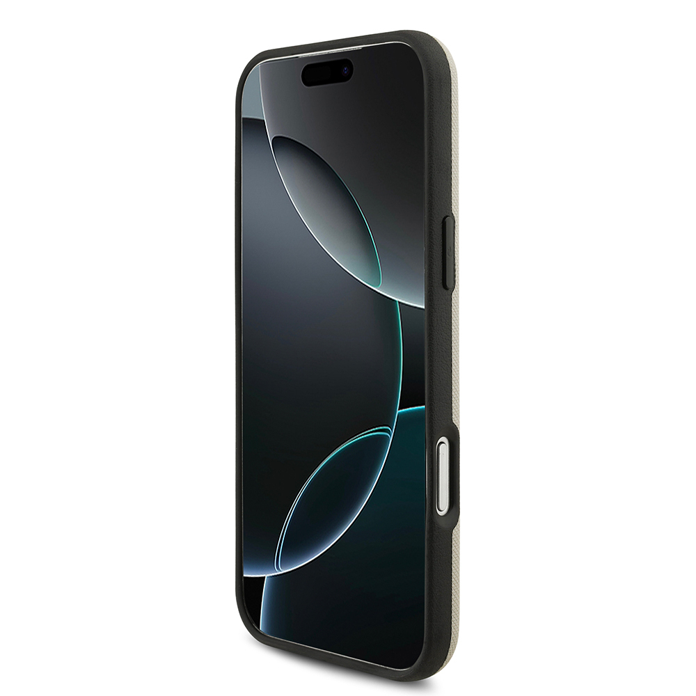 Apple iPhone 17 Pro Max Uyumlu Kılıf BMW Orjinal Lisanslı M-safe Şarj Özellikli Metal Logolu Delikli M Dizayn Deri Kapak - 16