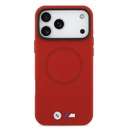Apple iPhone 17 Pro Max Uyumlu Kılıf BMW Orjinal Lisanslı M-safe Şarj Özellikli Metal Logolu Delikli M Dizayn Deri Kapak - 26