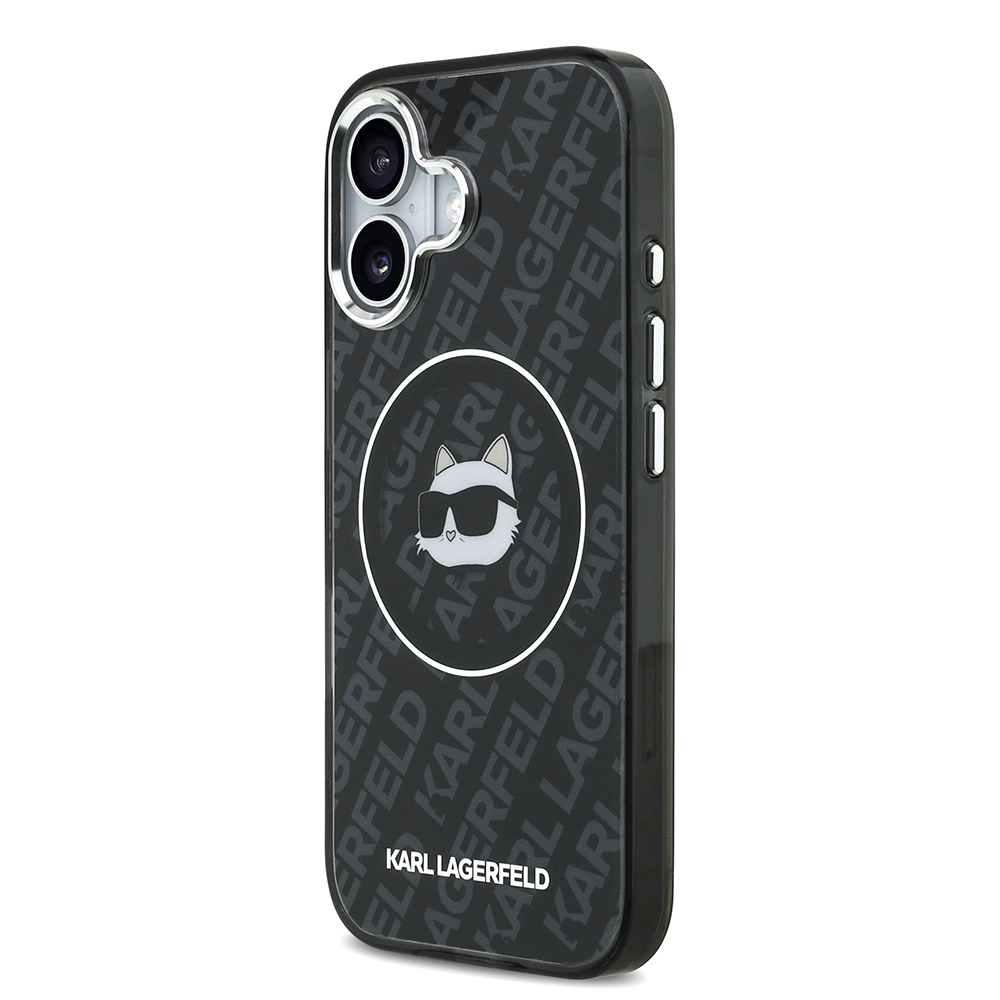 Apple iPhone 17 Uyumlu Kılıf Karl Lagerfeld Orjinal Lisanslı IML Baskılı Choupette Heads Kapak - 1