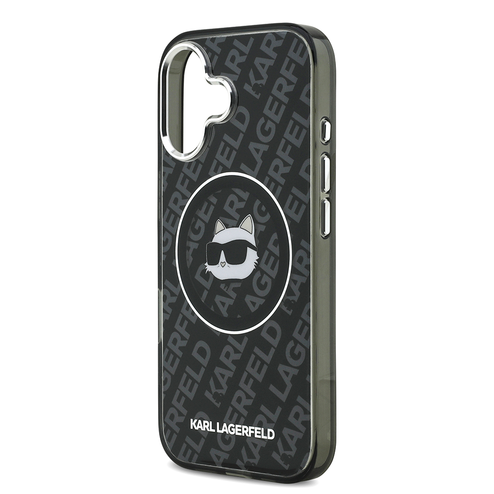 Apple iPhone 17 Uyumlu Kılıf Karl Lagerfeld Orjinal Lisanslı IML Baskılı Choupette Heads Kapak - 5
