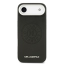 Apple iPhone 17 Air Uyumlu Kılıf Karl Lagerfeld Orjinal Lisanslı M-safe Şarj Özellikli Delikli Tasarım Metal Logolu PU Deri Kapak - 2
