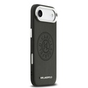 Apple iPhone 17 Air Uyumlu Kılıf Karl Lagerfeld Orjinal Lisanslı M-safe Şarj Özellikli Delikli Tasarım Metal Logolu PU Deri Kapak - 3
