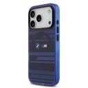 Apple iPhone 17 Pro Uyumlu Kılıf BMW Orjinal Lisanslı M-safe Şarj Özellikli Metal Kamera Butonlu Yatay Şeritli M Dizayn Kapak - 1