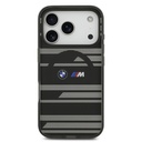 Apple iPhone 17 Pro Uyumlu Kılıf BMW Orjinal Lisanslı M-safe Şarj Özellikli Metal Kamera Butonlu Yatay Şeritli M Dizayn Kapak - 16