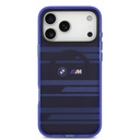 Apple iPhone 17 Pro Max Uyumlu Kılıf BMW Orjinal Lisanslı M-safe Şarj Özellikli Metal Kamera Butonlu Yatay Şeritli M Dizayn Kapak - 9