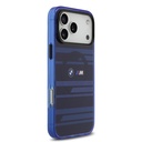 Apple iPhone 17 Pro Max Uyumlu Kılıf BMW Orjinal Lisanslı M-safe Şarj Özellikli Metal Kamera Butonlu Yatay Şeritli M Dizayn Kapak - 10