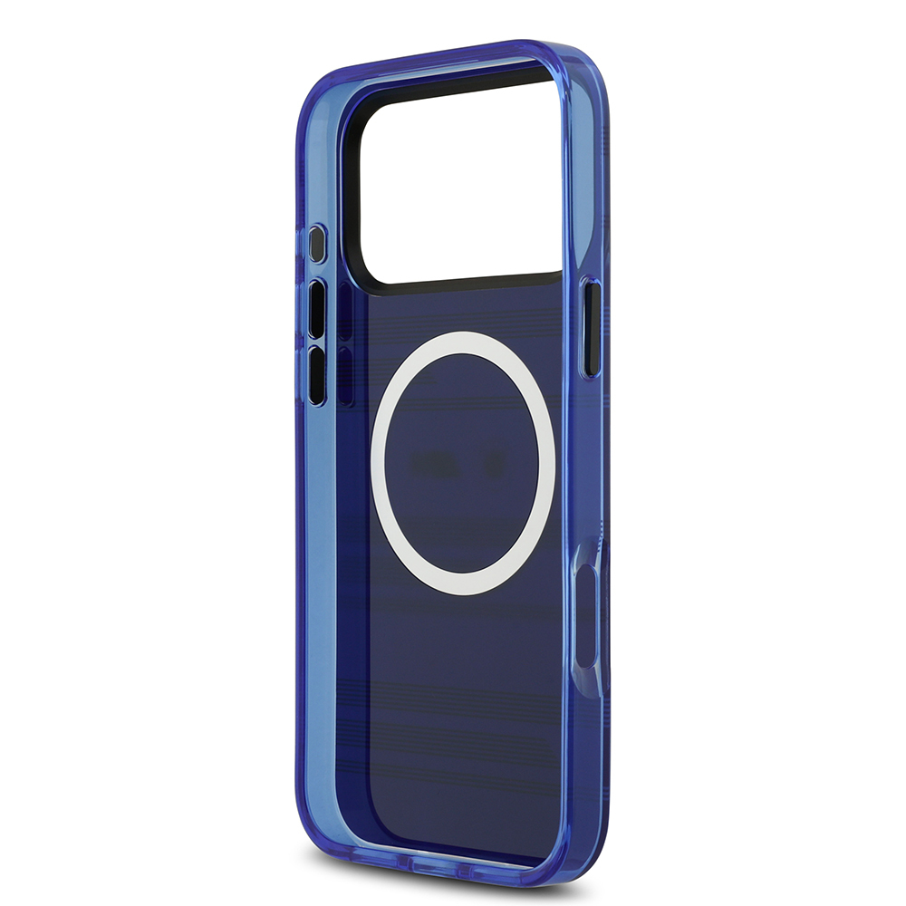 Apple iPhone 17 Pro Max Uyumlu Kılıf BMW Orjinal Lisanslı M-safe Şarj Özellikli Metal Kamera Butonlu Yatay Şeritli M Dizayn Kapak - 13