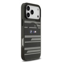 Apple iPhone 17 Pro Max Uyumlu Kılıf BMW Orjinal Lisanslı M-safe Şarj Özellikli Metal Kamera Butonlu Yatay Şeritli M Dizayn Kapak - 17