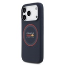 Apple iPhone 17 Pro Uyumlu Kılıf Redbull Orjinal Lisanslı M-safe Şarj Özellikli Kırmızı Halka ve Logo Silikon Kapak - 1