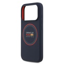 Apple iPhone 17 Pro Uyumlu Kılıf Redbull Orjinal Lisanslı M-safe Şarj Özellikli Kırmızı Halka ve Logo Silikon Kapak - 5