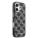 Apple iPhone 17 Uyumlu Kılıf Orjinal Lisanslı M-safe Şarj Özellikli Karl Lagerfeld IML Baskılı Monogram Dizayn Kapak - 3