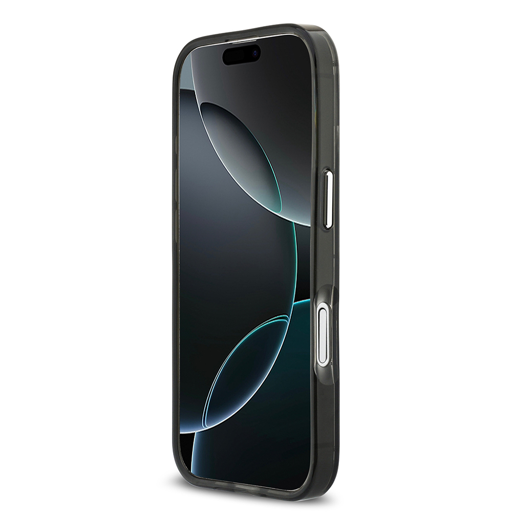 Apple iPhone 17 Uyumlu Kılıf Orjinal Lisanslı M-safe Şarj Özellikli Karl Lagerfeld IML Baskılı Monogram Dizayn Kapak - 4
