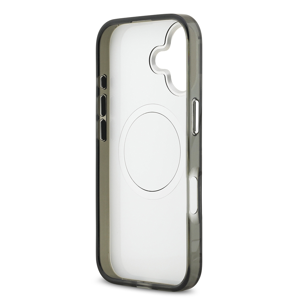 Apple iPhone 17 Uyumlu Kılıf Orjinal Lisanslı M-safe Şarj Özellikli Karl Lagerfeld IML Baskılı Monogram Dizayn Kapak - 6