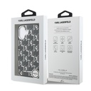 Apple iPhone 17 Uyumlu Kılıf Orjinal Lisanslı M-safe Şarj Özellikli Karl Lagerfeld IML Baskılı Monogram Dizayn Kapak - 7