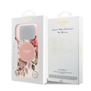 Apple iPhone 17 Pro Uyumlu Kılıf Guess Orjinal Lisanslı M-safe Şarj Özellikli Flower Tonal Circle Kapak - 7