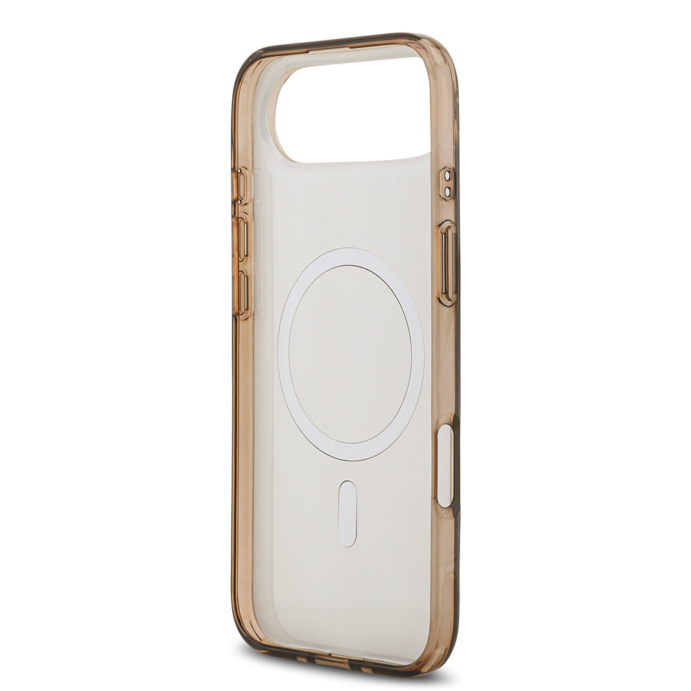 Apple iPhone 17 Air Uyumlu Kılıf Guess Orjinal Lisanslı M-safe Şarj Özellikli IML Baskılı Klasik Logolu 4G Desenli Kapak - 6