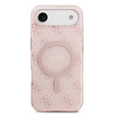Apple iPhone 17 Air Uyumlu Kılıf Guess Orjinal Lisanslı M-safe Şarj Özellikli IML Baskılı Klasik Logolu 4G Desenli Kapak - 8