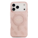 Apple iPhone 17 Pro Uyumlu Kılıf Guess Orjinal Lisanslı M-safe Şarj Özellikli IML Baskılı Klasik Logolu 4G Desenli Kapak - 2