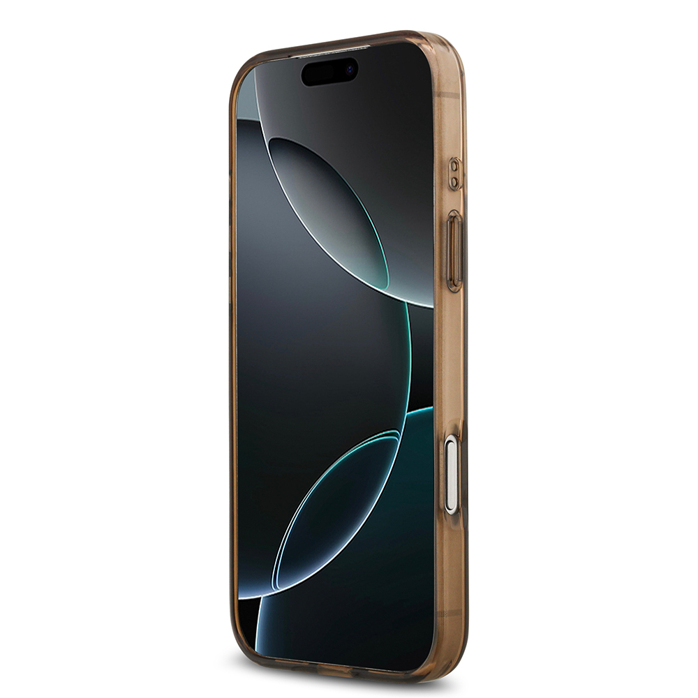 Apple iPhone 17 Pro Max Uyumlu Kılıf Guess Orjinal Lisanslı M-safe Şarj Özellikli IML Baskılı Klasik Logolu 4G Desenli Kapak - 4