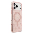 Apple iPhone 17 Pro Max Uyumlu Kılıf Guess Orjinal Lisanslı M-safe Şarj Özellikli IML Baskılı Klasik Logolu 4G Desenli Kapak - 9