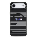 Apple iPhone 17 Air Uyumlu Kılıf BMW Orjinal Lisanslı M-safe Şarj Özellikli Metal Kamera Butonlu Yatay Şeritli M Dizayn Kapak - 8