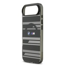 Apple iPhone 17 Air Uyumlu Kılıf BMW Orjinal Lisanslı M-safe Şarj Özellikli Metal Kamera Butonlu Yatay Şeritli M Dizayn Kapak - 11