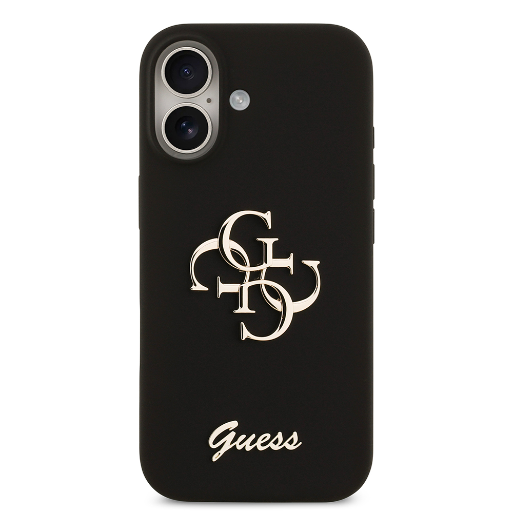 Apple iPhone 17 Uyumlu Kılıf Guess Orjinal Lisanslı Grained Yazı Logolu Kapak - 2