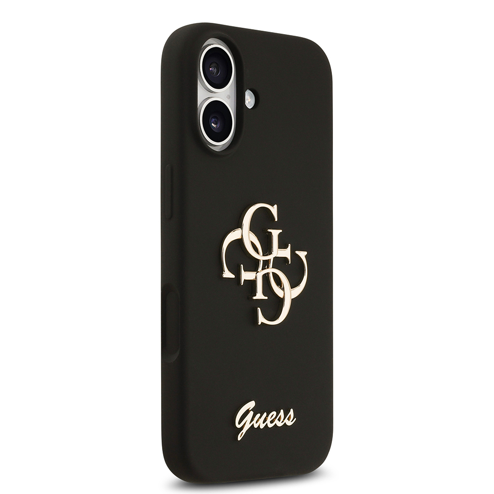 Apple iPhone 17 Uyumlu Kılıf Guess Orjinal Lisanslı Grained Yazı Logolu Kapak - 3