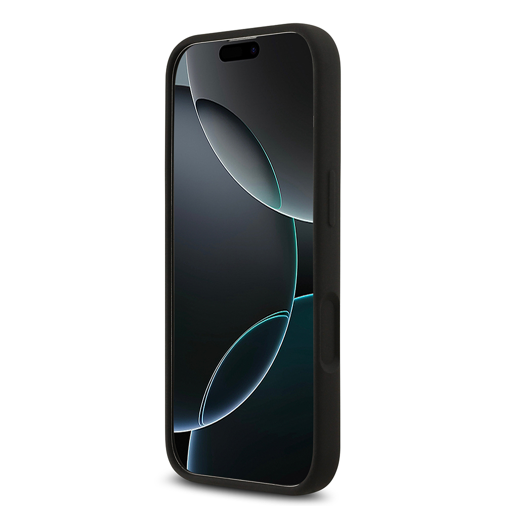 Apple iPhone 17 Uyumlu Kılıf Guess Orjinal Lisanslı Grained Yazı Logolu Kapak - 4