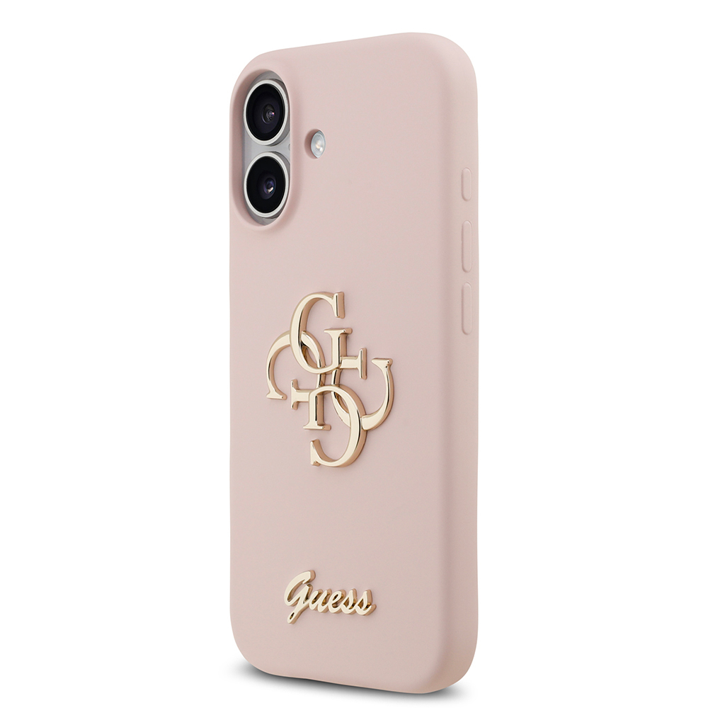 Apple iPhone 17 Uyumlu Kılıf Guess Orjinal Lisanslı Grained Yazı Logolu Kapak - 8