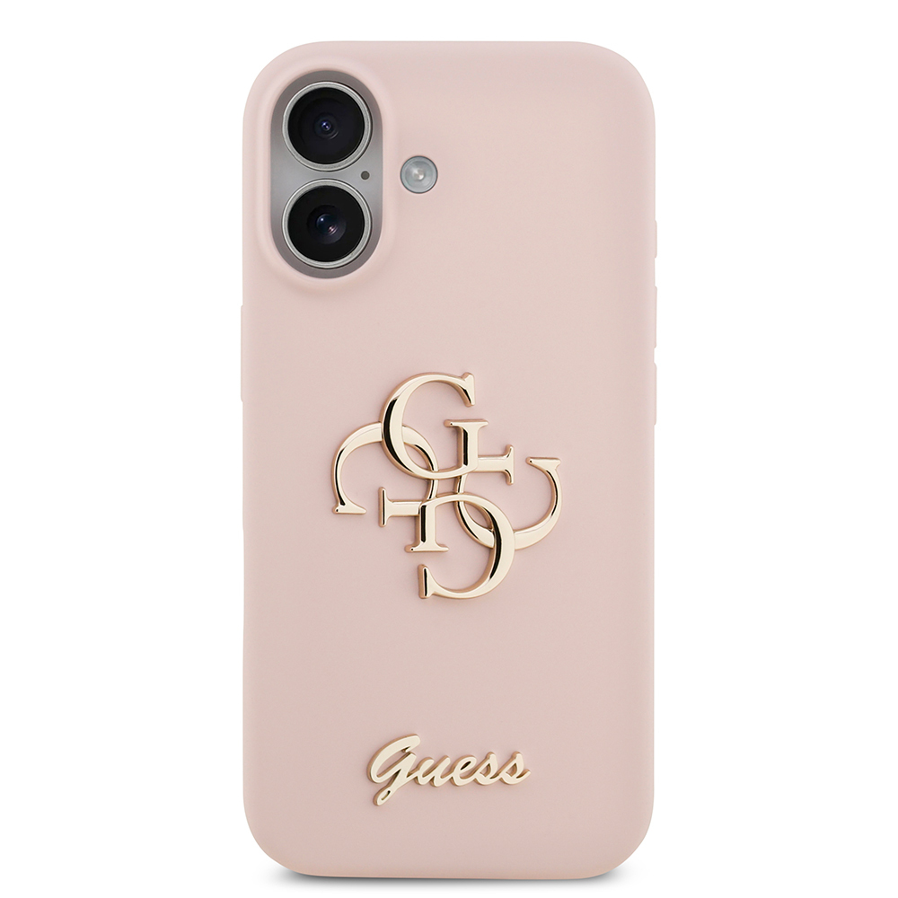 Apple iPhone 17 Uyumlu Kılıf Guess Orjinal Lisanslı Grained Yazı Logolu Kapak - 9