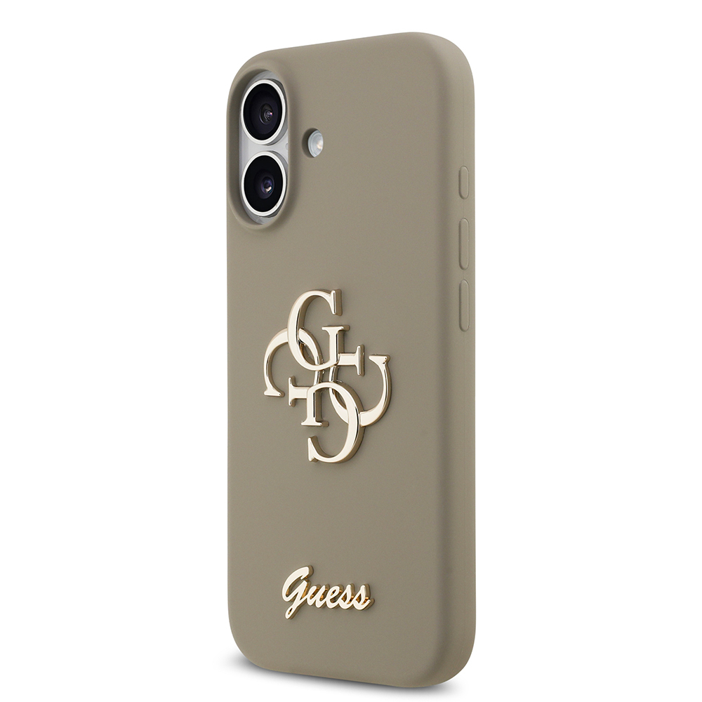 Apple iPhone 17 Uyumlu Kılıf Guess Orjinal Lisanslı Grained Yazı Logolu Kapak - 15