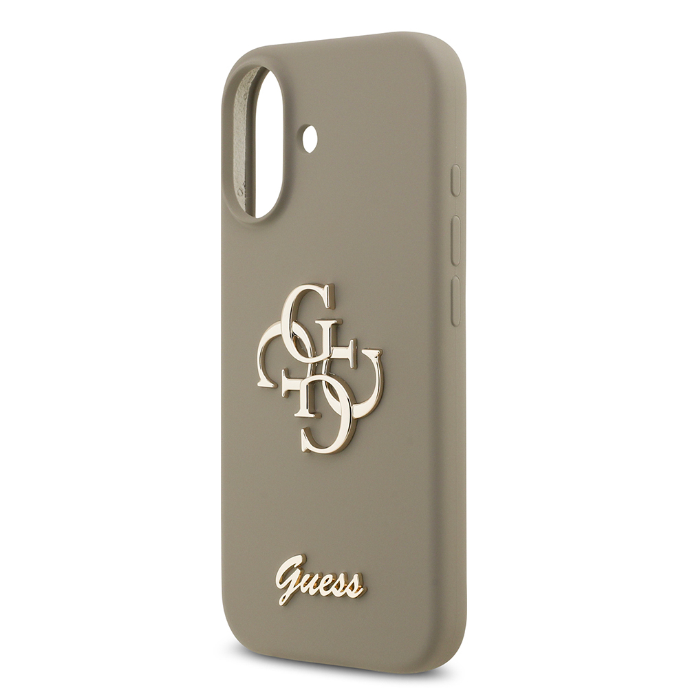 Apple iPhone 17 Uyumlu Kılıf Guess Orjinal Lisanslı Grained Yazı Logolu Kapak - 19