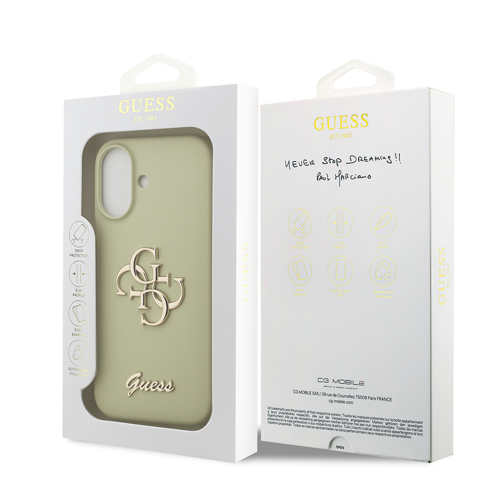 Apple iPhone 17 Uyumlu Kılıf Guess Orjinal Lisanslı Grained Yazı Logolu Kapak - 28