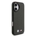Apple iPhone 17 Uyumlu Kılıf BMW Orjinal Lisanslı M-safe Şarj Özellikli Karbon Fiber Metal Logolu Kevlar Kapak - 3
