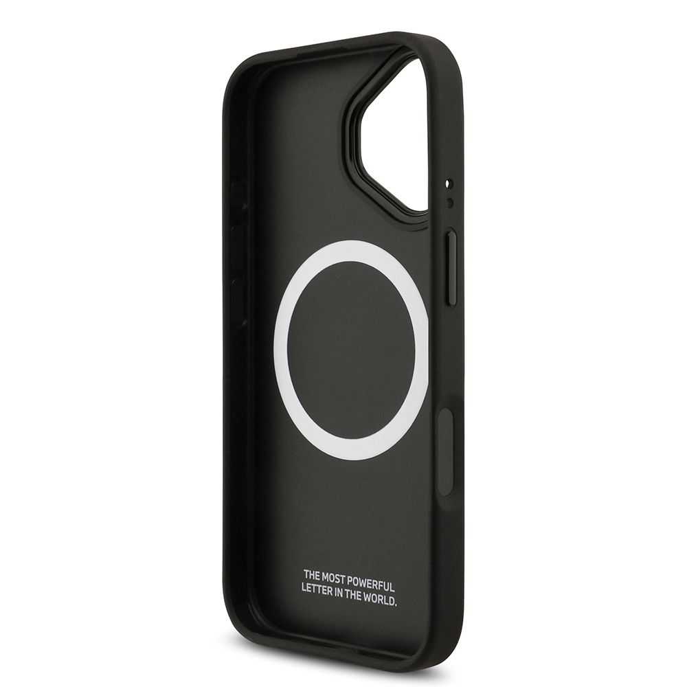Apple iPhone 17 Uyumlu Kılıf BMW Orjinal Lisanslı M-safe Şarj Özellikli Karbon Fiber Metal Logolu Kevlar Kapak - 6