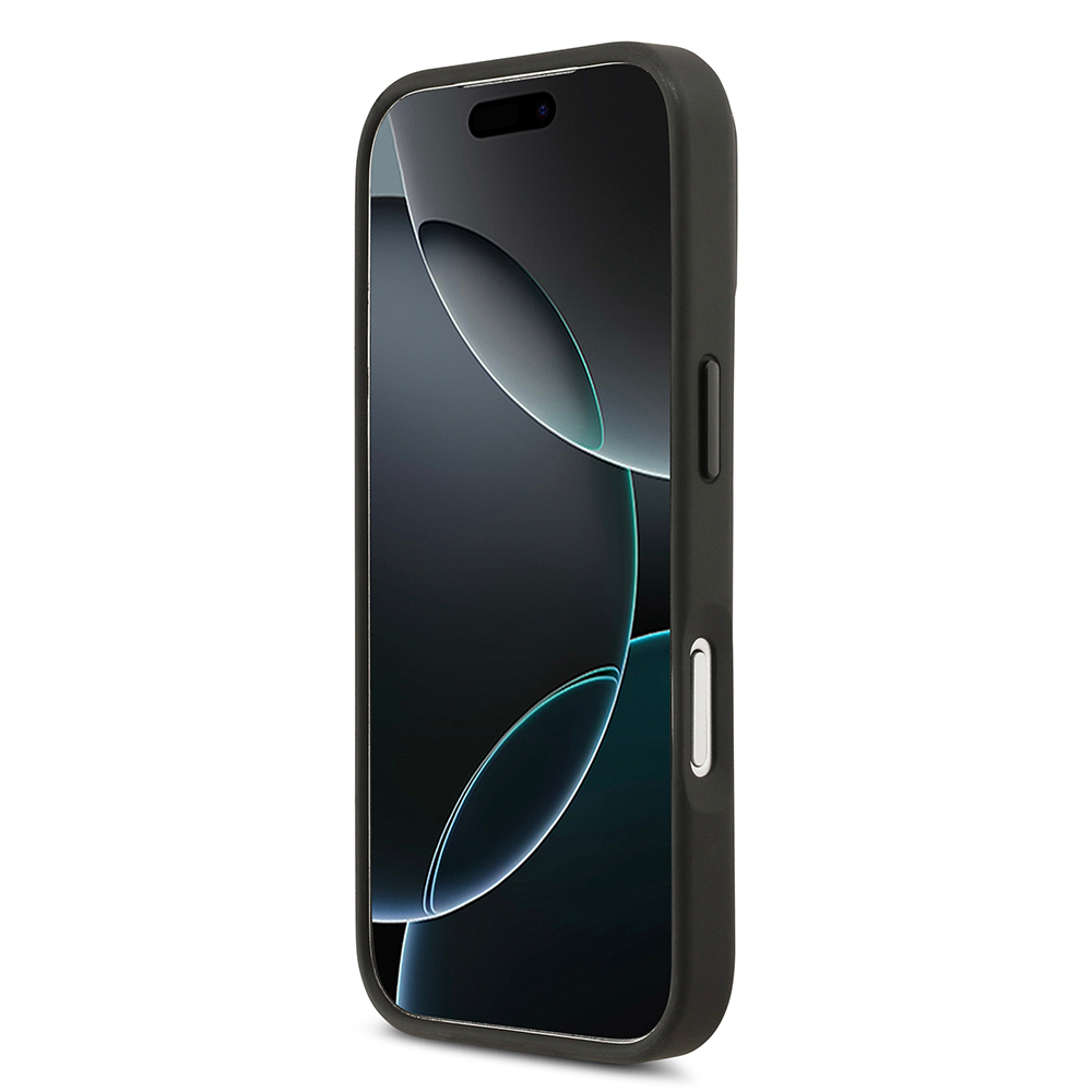 Apple iPhone 17 Pro Uyumlu Kılıf TUMI M-safe Şarj Özellikli Deri Noktalı Dizayn Kapak - 4