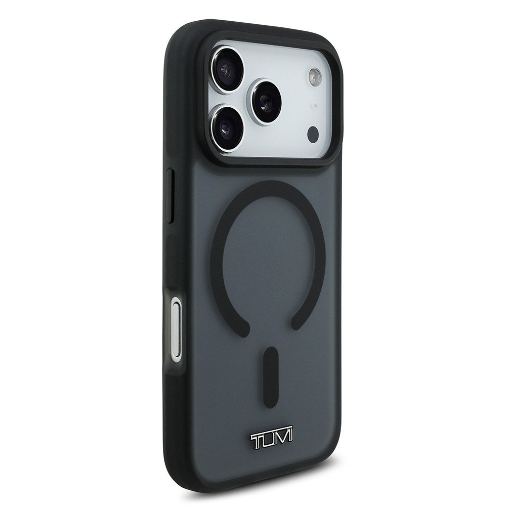 Apple iPhone 17 Pro Uyumlu Kılıf TUMI Orjinal Lisanslı M-safe Şarj Özellikli Buzlu Transparan Kapak - 9
